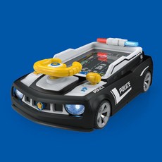 어드벤처 폴리스카 운전놀이 게임 블랙 20가지 음악 3단계 볼륨 조절 실감나는 운전 장난감