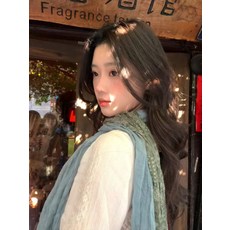 꽃무늬 프린트 면 린넨 스카프 에스닉 스타일 얇은 숄 여행용 여성 롱 머플러