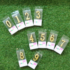 도기머기생일초, 숫자초 0, 1개, 8ml, 무향