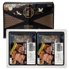아샤스마일 미국산 양념LA갈비 선물세트 초이스등급 구이용, 2kg, 1세트
