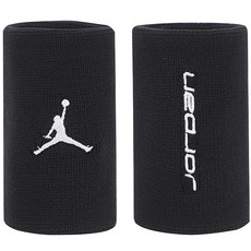 나이키 스포츠 손목밴드 조던 JORDAN 점프맨 리스트 리스트밴드 2P 1세트 블랙-화이트, 상세설명참조, 1개