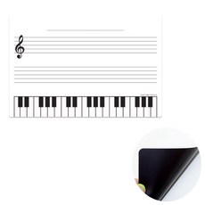 마그네틱 오선지 피아노건반 화이트보드 sea+034LC