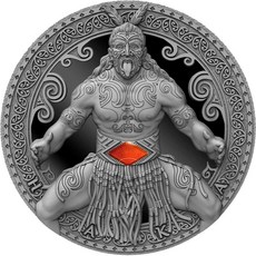 2020 喀麥隆 世界文化系列 哈卡舞 瑪瑙 2盎司銀幣, 1個