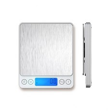 充電款精密電子料理秤 (3kg/附雙托盤/中文版), 1個, I2000