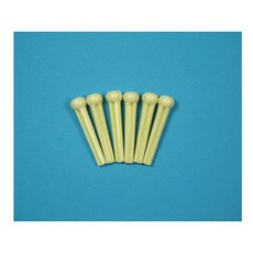 통기타 어쿠스틱 브릿지핀 스트링 핀 6개 세트 아이보리 검정