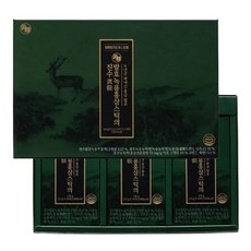설선물 진웰스 발효녹용홍삼스틱의진수 홍삼액 12g 30포 +쇼핑백 6년근 홍삼 구정 설날 설 명절 선물세트, 1세트