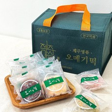 [로드제주] 마실 오메기떡 제주 직송 특산품 오메기떡 선물 팥 흑임자 인절미 귤 비트 5가지 혼합, 오메기떡 혼합 50P, 1개