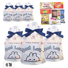 달콤가득 학교 기업 교회 단체간식 과자 꾸러미 입학 응원선물, 굿럭리본 6개, 1박스