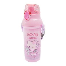 헬로키티 앵커 원터치 목걸이 물통 480ml, 1개