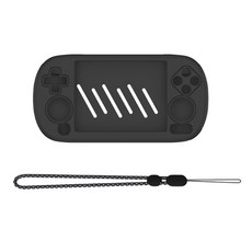 RG40XX H 게임패드 방진 하우징 케이스용 방수 슬리브 보호 커버, 검은, 흑색의, 1개