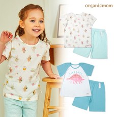 [오가닉맘(ORGANICMOM)] 여름 여아동용 반소내의 4종 택1(균일가)