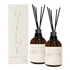 노엘룸 국산 카페 화장실 실내 방향제 프리미엄 대용량 디퓨저 디퓨져 선물세트, 2개, 650ml, 블랙체리