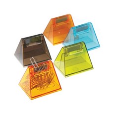 네보자 삼각 자석 클립보관함 68*57*55 삼각핀통 클립보관통 종이클립홀더 사무용크립홀더