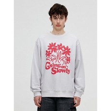 비바스튜디오 슬로우 맨투맨 - LIGHT GRAY