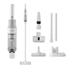 루홈 무선청소기 가벼운 원룸청소기 스틱 핸디형 4in1 다양한 구성 + 2중 필터, 화이트, TV-25G01