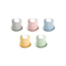 베이비뵨 베이비 빕 턱받이, 파우더그린, 1개입, 1개