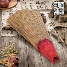 GOOD TEA 印度老山原木立香 環保細枝尺六1斤 紅腳敬神拜拜用香, 1個, 尺六 (1斤)