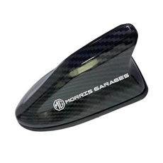 자동차 루프탑 상어 모양 핀 안테나 라디오 신호, 6. 1pc-carbonfiber