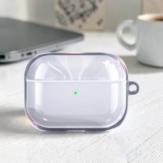 全透明矽膠保護套 適用於AirPods 3, 透亮, 1個, Airpods3 保護套