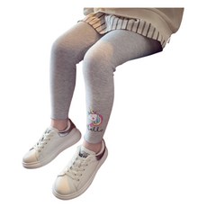 萱寶媽咪baby童裝館 現貨韓版兒童春秋薄款獨角獸印花彈力打底長褲 女童內搭褲 兒童長褲 兒童內搭褲 兒童彈力褲 兒童打底褲