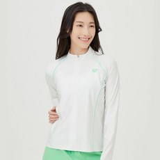 엑티브 릴렉스핏 집업 래쉬가드 A4BL1QR48WHT