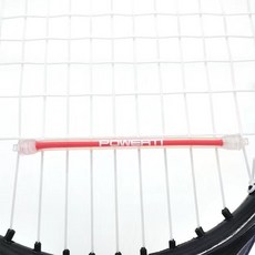 正品PowerTi 網球拍硅膠避震長條鉤避震器 外置減震器, 紅色, 1個
