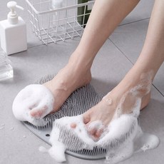 여니팩토리 미끄럼방지 풋브러쉬 패드 그레이, 1개입, 1개, 160g