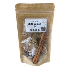 繁花茶館 東方茶韻 桂花煎茶 熱紅酒香料包 暖心桂花香氣 節慶氛圍滿滿, 18g, 1個