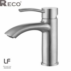 美國RECO 105066-B CLEO面盆龍頭，進口陶瓷閥芯，簡約設計，易於安裝，提升浴室美感