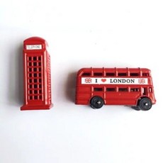 냉장고 자석 수집용 기념품 랜드마크 마그넷, 영국 2종
