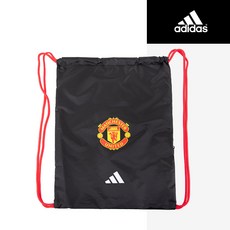아디다스 adidas manchester united gym sack 맨유 짐쌕 신발가방 스포츠 가방 블랙+화이트+레드, KT0712, 1, KT0712/1, 1개