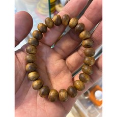 泓潤 至尊黑奇楠 蘋果珠 9分沉 手珠, 1個
