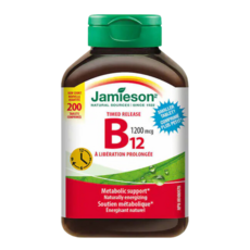 자미에슨 비타민 B12 1200mcg 200정+정품보증서 캐나다 직배송, 1개, 200정, 200정