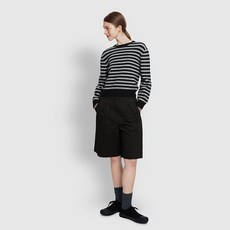 JAJU 여 울 블렌디드 스트라이프 긴팔 니트 J115402005097 651713