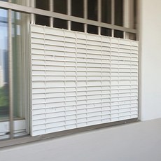 모다리빙 국내산 방범창 통풍 블라인드 사생활 보호 창문가리개, 화이트, 10개