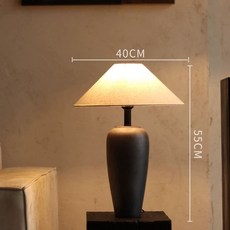 조명 독서등 앤틱 침실 스위치형 도자기 협탁 침대옆 갓, 버튼 스위치, 스타일 A 긴형