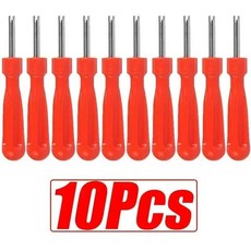 타이어 밸브 코어 제거 도구 연장형 렌치 자동차 자전거 오토바이 트럭 스템 스크류드라이버용, 3. 10Pcs, 1개
