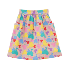 Purki兒童愛心Pang大口袋裙子