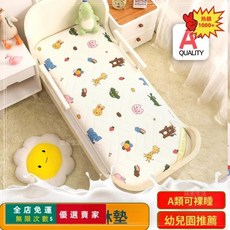 兒童乳膠床墊 A類可裸睡 幼兒園推薦 雙面可用 透氣網眼 厚度約6cm, 1個, 升級⭐可愛小恐龍-【母嬰級A類】,寬56cm*長100cm【已質檢】