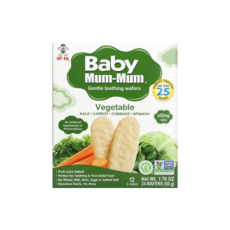 Hot Kid Baby Mum-Mum Gentle Teething Wafers 야채, Vegetable, 1개, 50g