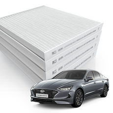 다보니 PM 2.5 초미세먼지 차단 쏘나타 에어컨필터, 4개, 쏘나타디엣지/하이브리드-P118