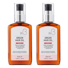 라입 R3 아르간 헤어 오일 러블리, 100ml, 2개
