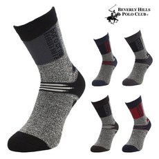 비버리힐스 폴로클럽 남자 기능성 통파일 장목 스포츠 등산양말 5족세트 895188