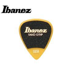Ibanez - Grip Wizard Sand Grip Pick 1.0mm / Tear Drop - Yellow (PA14HSG-YE), 1개