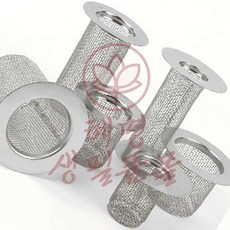 배수구망 미니 배수구필터 다용도 다용도거름망 고급스텐배수구거름망 씽크대거름망, 2.5 x 4cm