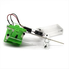 미니 왕복 선형 운동 모델 푸시로드 텔레스코픽 DIY 소형 푸시-풀 왕복 모터 모델, 표시된 대로