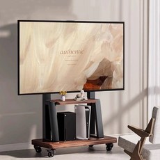 FANOBO 티 비 거 치대 tv거치대 32~75인치 티비스탠드적용 70KG 하중 이동식TV 이동식 tv 거치대, 블랙, 1개 블랙, 1개