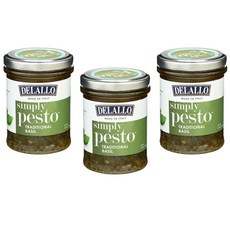 드랄로 심플리 페스토 트레디셔널 바질, 180g, 3개