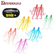 데스페라도 청어향 대구 참돔 타이라바 타코 웜 대구라바 채비 2개입, 1개