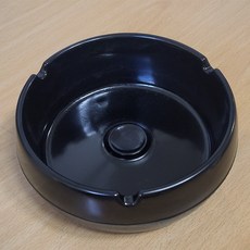 업소용 멜라민소재 재털이 재떨이, 1개, 블랙